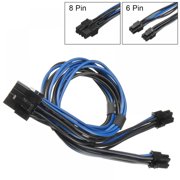 SweetCandy 18AWG Dual Mini 6 Pin Male To 8 Pin PCI-e Y Splitter Power Cable For Mac Pro