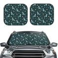 thumbnail image 2 of Goofa Cute Turtle Pattern 2 Piece Car Windshield Sun Shade Foldable | Front Windshield Shade for Sun, Heat and UV Rays | Sunshade for Car Front Window-Medium, 2 of 7