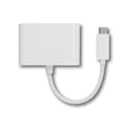 thumbnail image 4 of SatelliteSale USB Tipo C a hembra USB 3.0 / HDMI / USB-C MultiPuerto Convertidor PVC negro SatelliteSale USB-C to Female USB 3.0/HDMI/USB C, 4 of 6
