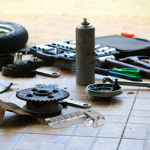 Worgeous 1 Pair Motorcycle Highway Footpegs Short Electric Vehicle Pegs for Scooter Parts