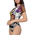 thumbnail image 2 of Lsque Five Nights At Freddy'S Women's Crew Neck Short Sleeve Bodysuit Basic T Shirts Tops Onesie Adult Cute Pajama-XX-Large, 2 of 8