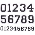 thumbnail image 4 of 2 Sets of Self Adhesive Numbers Sticker T-Shirt Numbers Stickers Football Sports Shirt Numbers Stickers, 4 of 9