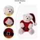 thumbnail image 3 of Snmubt 20245 Nuevo osito de peluche navideño Lindo oso rojo Adorno para ventana Decoración Regalo de Navidad Muñeca para niños, 3 of 7