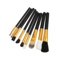 thumbnail image 3 of Makeup Brush Pouch Cosmetics Bag Storage Protection Button Closure Black 18.50X6.50X6.00CM 1Pack, 3 of 5