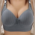 thumbnail image 3 of Sopiago Racerback Bra Posture Correction Bra, Push-Up Full Cup Bra, Front Hook, Stretch Lace, Posture Correction Grey,36, 3 of 3