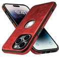 thumbnail image 4 of Elegant Choise Case for iPhone 14 Pro Max/14 Pro/14 Plus/14 PU Leather Protective Phone Cover, Red, 4 of 13