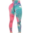 thumbnail image 3 of Bigersell Women Yoga Pants Stretchy Yoga Full Length Pants Fashion Women Long Multicolor Tight High Waist Elasticity Sports Yoga Pants Stretch Skinny Yoga Pants with Hole, 3 of 7