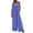 Dark Blue, variant on ABATAB Overall for Women Summer Casual Wide Leg Jumpsuit Sleeveless Button Baggy Striped Rompers Trendy Outfits