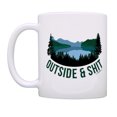 thumbnail image 2 of ThisWear Funny Camping Gifts Outside & Sht Funny Coffee Mug Set Outdoorsy Gifts Cussing Mug Set Camping Mug Set 11 ounce 2 Pack Coffee Mugs, 2 of 4