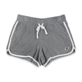 thumbnail image 1 of Skechers Womens Terry Dolphin Athletic Workout Shorts ltgray S, 1 of 2