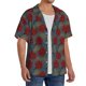 thumbnail image 2 of Fotbe Ladybug Camisa Estampada de Manga Corta para Hombre, Casual de Verano, Estilo Playero, Sin Arrugas-Small, 2 of 5