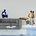 thumbnail image 2 of Figura de pensador abstracto,Estatua de pensador abstracto,decoración para el hogar,Bandeja porta llaves,Bandeja para guardar llaves y dulces con figura de niña de resina,Bandeja para llaves, 2 of 8