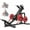 Red 30°Leg Press Machine, variant on MITONOS Compact Leg Sled Machine, 30-Degree Adjustable Angles Leg Press Machine for Home Gym, Compact Hack Squat Machine with Removable Shoulder Pad, Lower Body Workout Equipment