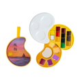 thumbnail image 3 of Conjunto de pintura de acuarela Pinturas de agua Pinturas portátiles de viajes lavables Conjuntos de acuarela para adultos Niños para principiantes Color cálido, 3 of 8