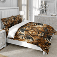 thumbnail image 3 of TeasBank Bedding Set Lion Comforter Cover Plant Lion Full Duvet Cover Set Safari Wildlife Animals For Adult Teens Room Decor 1 Quilt Cover with 2 Pillow Cases(No Comforter), 3 of 4