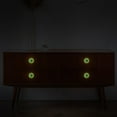 thumbnail image 6 of PhooArto Blue Star on Rustic Plank 4 PCS Crystal Glass Cabinet Knobs, Drawer Kitchen Cabinets Dresser Cupboard Wardrobe Pulls Handle - Glowing in the Dark, 6 of 7