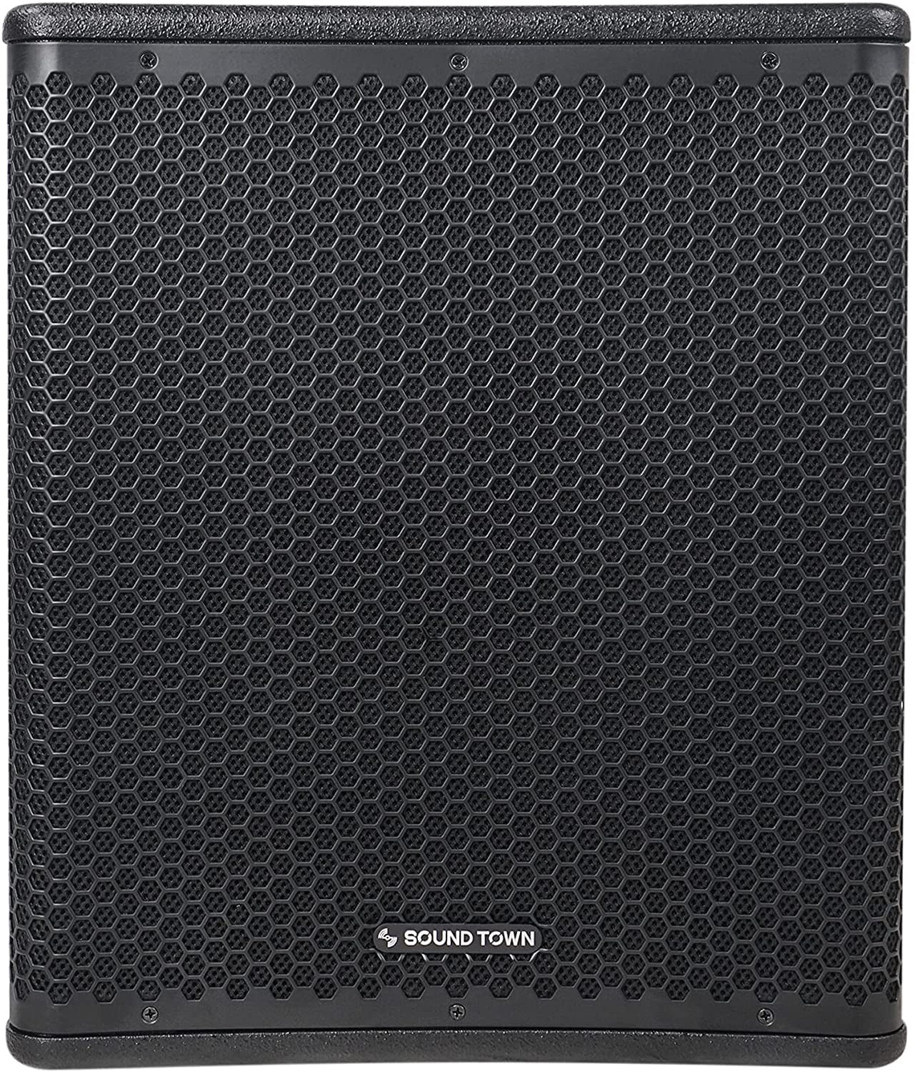 Sound Town OBERON Series 15" 1400W Powered PA/DJ Subwoofer with Class-D Amplifier, LPF and Selectable DSP Output Modes, 4" Voice Coil, 100 oz Magnet, Birch Plywood, Black (OBERON-15SPW)