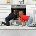 thumbnail image 5 of Kitchen Rugs and Mats Non Skid Washable Set of 2,Boho Moroccan Modern Farmhouse Faded Bohemian Runner Rug with Rubber Backing for Kitchen Decor and Accessories (Off-White 17"x47"+17"x30"), 5 of 6