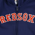 thumbnail image 4 of Youth Navy Boston Red Sox Wordmark Full-Zip Fleece Hoodie, 4 of 4