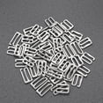 thumbnail image 3 of 50pcs Zinc Alloy Bra Buckle Adjustment Strap Buckle Clasp Clips for Underwear Bra (Silver) (19mm Diameter 25.5mm Diameter for Each 25pcs), 3 of 5