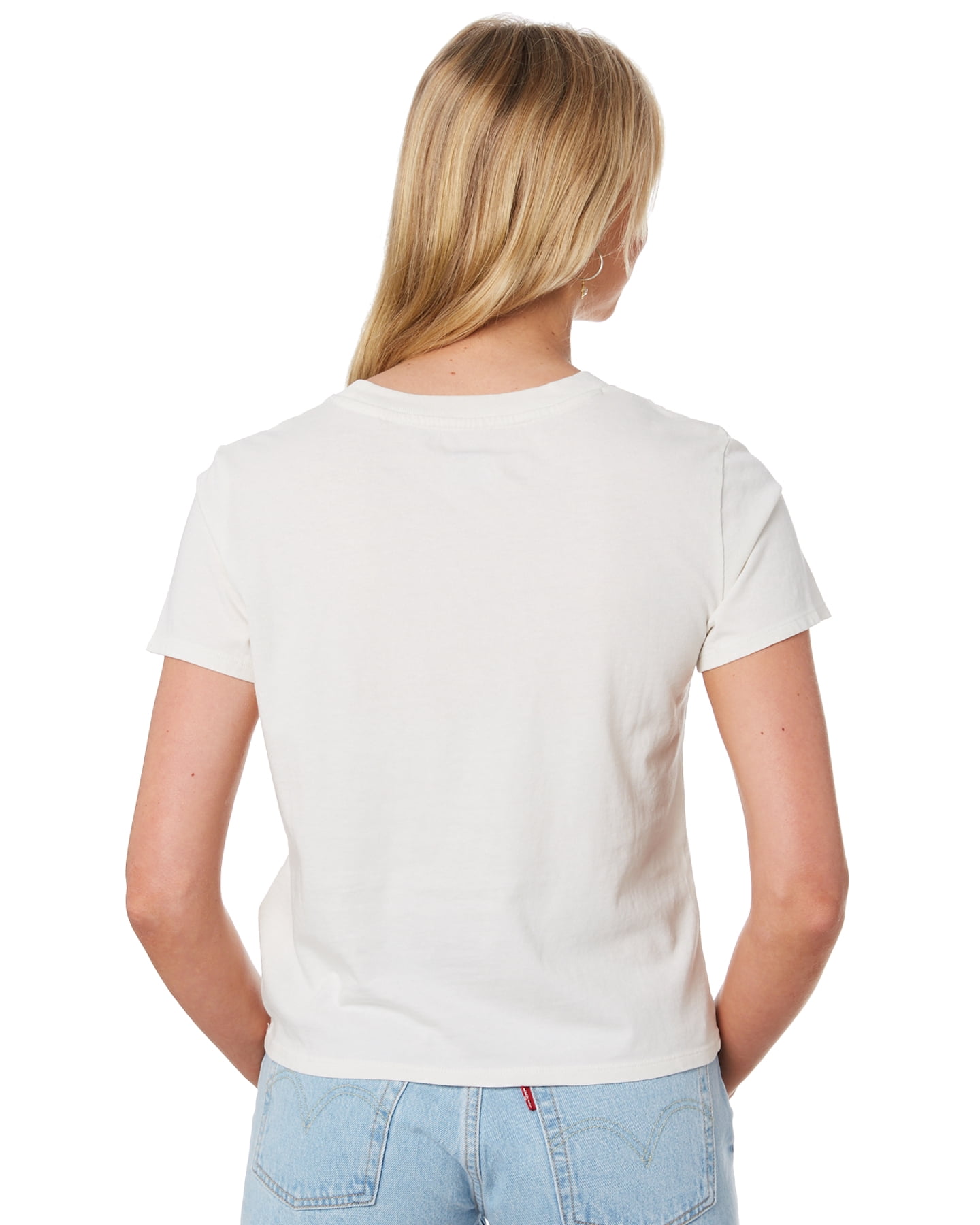 Levi's Womens Graphic Surf T-shirt,White,L