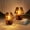 Black, variant on Mushroom Table Lamp, Dimmable Glass Bedside Lamp, Cute Small Nightstand Lamp for Living Room, Bedroom, Home Decor, 7.1'' H, White
