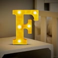 thumbnail image 5 of Hxlamzoo Light Up Letters A, LED Marquee Letters Lights Sign 26 Alphabet Big Light Letter for Party Birthday Bar Battery Powered Christmas Decor Letter Lights, 5 of 7