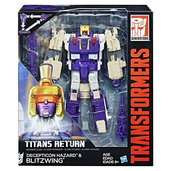 Transformers Generations Titans Return Voyager Blitzwing And Hazard