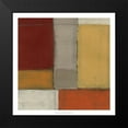 thumbnail image 2 of Vess, June Erica 12x12 Black Modern Framed Museum Art Print Titled - Red Sector I, 2 of 5
