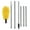 6 section rod, variant on Multifunctional Gutter Cleaning Brush Set Extendable Sturdy Stainless Steel Brush Tool for Residential Daily Use
