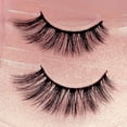 thumbnail image 4 of 2 Pares Moda Belleza Maquillaje Hecho Falso Pestañas Naturales Pestañas, Sin Productos Químicos E Hipoalergénicos Crueldad 84, 4 of 9