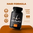 thumbnail image 4 of Trichofol Hair Growth Supplement, Trichofol Protein Capsules for Hair Support, All Natural Supplement To Help Fine, Thinning and Weak Hair, Original Hair Vitamins, Trichofol Reviews (60 Capsules), 4 of 11