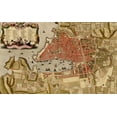 thumbnail image 2 of Beeck, Anna 14x10 Gold Ornate Wood Framed with Double Matting Museum Art Print Titled - Vigos Spain 1700 Battle of Vigo Bay, 2 of 4