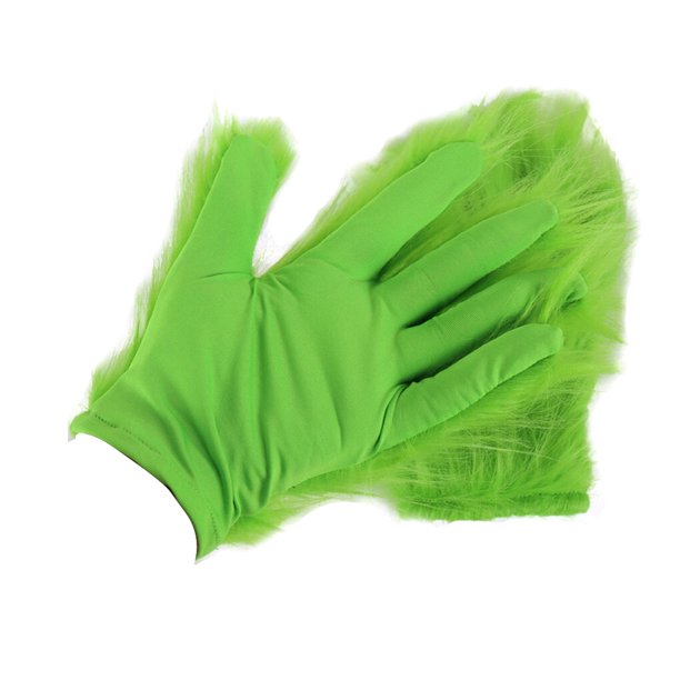 Ounissouiy 2 uds guantes de felpa de Navidad actividades Festival manopla accesorios de fiesta divertidos adolescentes carnaval Cosplay accesorios Kits de decoración para fiestas
