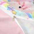 thumbnail image 6 of Erosebridal Cartoon Animal Axolotl Duvet Cover Twin,Rainbow Stars Print Bedding Sets Twin Size,Dreamy Colorful Comforter Cover Twin,Super Cozy Room Decorative Reversible,2-Piece（No Comforter）, 6 of 7