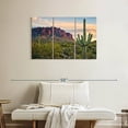 thumbnail image 2 of Elephant Stock Cacti View Ii Wall Art - Horizontal Multi Panel Canvas - Living Room Wall Decor - Nature Multi Panel - Green And Blue Decor By David Drost - 38" x 24", 2 of 8