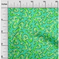 thumbnail image 2 of oneOone Viscose Chiffon Sea Green Fabric Abstracts Dress Material Fabric Print Fabric By The Yard 42 Inch Wide, 2 of 5
