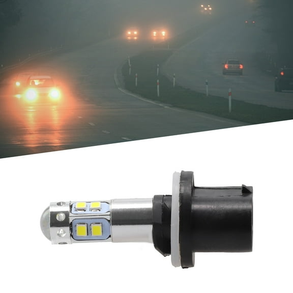2x 880 100W LED Fog Light Bulbs for 3000K Yellow High Power DRL