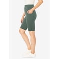 thumbnail image 2 of Woman Within Plus Size Stretch Cotton Pocket Bike Short, 2 of 5