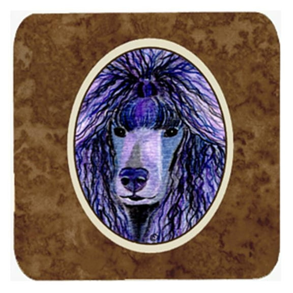 Poodle Foam Coasters, Set - 4