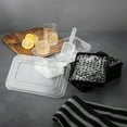 thumbnail image 4 of Thyme, Ice Cube Tray, & Table New Ice Tray Mold Set with Scoop, Black, convenient for portable cold storage., 4 of 6