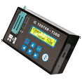 thumbnail image 3 of Handheld Rechargeable LED Integrated Circuit Tester Transistor Diode Triode Tester Digital Transistor IC Chips Detector,1 x IC tester,Black, 3 of 6