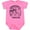 Raspberry, variant on Inktastic Summer Vacation Mode Clearwater Beach Florida Boys or Girls Baby Bodysuit