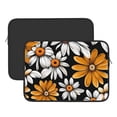 thumbnail image 2 of Pofeuu Yellow White Daisy Pattern Print Laptop Carrying Case,13-15-Inch Laptop and Tablet, Sleek Design, Durable and Water-Repellent Fabric, Business Casual or School-13 inch, 2 of 8