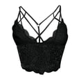 thumbnail image 6 of Brilliant Sexy Temptation Mesh Nightdress Women's Lace Perspective Sling Back Bra Underwear Vest(Black,M) Clearance Clothes under $5.00, 6 of 6