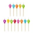 thumbnail image 3 of Multicolor Happy Birthday Balloon Candles Set, 13 Pieces, by Way To Celebrate, 3 of 5