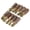 Brown, variant on Nieyigj 10Pcs Natural Applewood Rabbit Chew Sticks Edible Pet Teething Toys for Guinea Pig Hamster Chinchilla Bunny Dental Care Stress Relieving Pasture Type Timothy Hay 7.09 inches / 18 cm