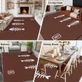 thumbnail image 5 of 6'x9' Area Rugs, Japanese Fish Indoor Outdoor Area Rug for Living Room Bedroom, Abstract Cartoon Brown Washable Bathroom Rugs Kitchen Floor Carpet Mats Home Decor Aesthetic, 5 of 8