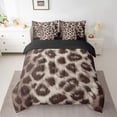 thumbnail image 2 of Erosebridal Leopard Print Bedding Sets Twin Size, Wildlife Comforter Sets with Sheets Teens, Animal Theme Decor, 2 of 5