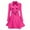Hot Pink, variant on TJAZFJPA Wool Coats for Women Plus Winter Warm Women Buttons Woolen Coat Trench Jacket Belt Overcoat Outwear Womens Wool Coat Wool Coats for Women Plus Size